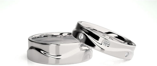 White Gold/950 Platinum Birthstone Rings for Mothers with Diamond, Ring Solitaire