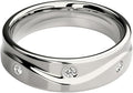White Gold/950 Platinum Birthstone Rings for Mothers with Diamond, Ring Solitaire